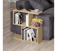 Homemania Coffee Table - 4 Compartment Side Table, 60x60x20cm, 14 Colours