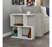 Decortie Homemania Modern Side End Coffee Table White Multipurpose H 60Cm 5 Tier