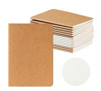 HOMEMARS 16 Pack A6 Notebooks, 100GSM, Plain Notebook, Notepad, Pocket Notebook, Notepads, A6 Sketchbook,10x14cm, 60 Pages, for Students, Writing, Classroom, Travel, Business,Thick Paper,Blank