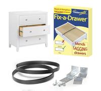 Homemate Fix-A-Drawer - The ULTIMATE drawer protection! Mends sagging, broken, buckled, drooping drawers in minutes! (6 x Fix-A-Drawer)