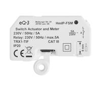 Homematic IP 142721A0 Flush Mount Switch Actuator and Meter - Grey