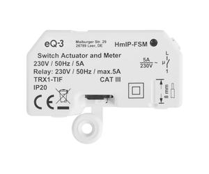 Homematic IP 142721A0 Flush Mount Switch Actuator and Meter - Grey