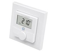 Homematic IP 143159A0 Wall Thermostat with Humidity Sensor - White | Smart Home, digital thermostat radiator/underfloor heating with/without app, Alexa, Google Home, energy saving, 143159A0