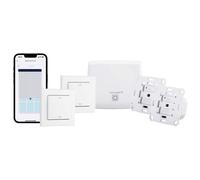 Homematic IP Smart Home Starter Set Shade, Digital Control for 2 Roller Shutters or Awnings via App, Alexa & Google Assistant, Smart Electric Shutters, 158143A0