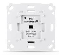 Homematic IP Smart home wall button for brand switches - 2-way, two buttons switch actuators and thermostats, wall switches, accessories for your Homematic IP Smart home, universal, 152000A0,Weiß