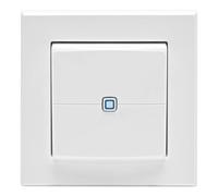 Homematic IP Smart Home Wall Switch - 2-Gang Wall Switch, Two Buttons, Accessories for Your Homematic IP Smart Home, Universal, Switches Actuators and Thermostats, Wireless, 161830A0