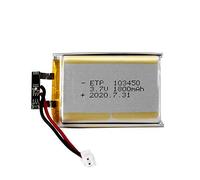 Homemaxt 103450 3.7 V 1800 mAh Rechargeable Lithium Polymer Battery for MP3 GPS Navigation Headset E-Book Camera
