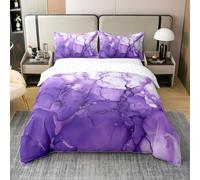 Homemissing Abstract Marble Kids Bedding Set,Boys Girls Double Size,Ink Fluid Art Duvet Cover 100% Cotton,Abstract Art Soft Comforter Cover Set,Luxury Marbling Texture Bedspread Cover,No Comforter