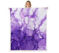 Homemissing Abstract Marble Kids Fleece Throw Blanket,Boys Girls Baby 30x40Inch,Ink Fluid Art Sherpa Blanket Plush Fuzzy,Abstract Art Ultra Soft for Bed Couch Chair Living Room,Luxury Marbling Texture
