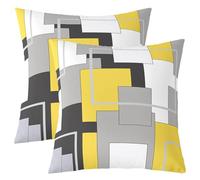 Homemissing Abstract Throw Pillow Covers Set of 2 Line Simple Cushion Covers Geometric Pillow Case Minimalist Cushion Case Line Simple Kids Boys Girls Bedroom Decor 60x60cm