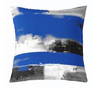Homemissing Blue Geometric Throw Pillow Cover 60x60cm 1 Pcs Modern Art Abstract Cushion Case for Boys Girls Minimalist Color Block Decor Pillowcase Bedroom Decor Indoor Outdoor Polyester