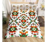 Homemissing Boho Duvet Cover King Size Southwest Native American Design Comforter Cover for Boys Girls Western Decor Bedding Set 3Pcs Room Decor