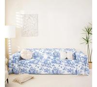 Homemissing French Country Sofa Covers Washable Vintage Rustic Cushion Couch Covers For Dogs Cats Pets Farm Soft Sectional Cat Scratch Couch Protectors Furniture Slipcovers Non-slip,231x340cm