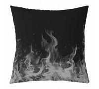 Homemissing Geometric Reversible Throw Pillow Covers 60x60cm Modern Art Pillow Covers Home Decor Square Cushion Covers Set of 1 Luxury Throw Pillowcases Grey Black Outdoor Pillows Covers