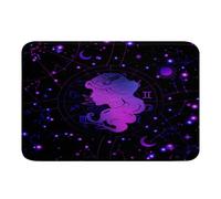 Homemissing Kids Virgo Bathroom Rugs 16"x24" Constellations Bath Mats Boys Girls 12 Horoscope Astrology Bohemian Exotic Style Bathroom Accessories Floor Doormats Room Decor