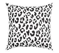 Homemissing Leopard Print Throw Pillow Covers Set of 1 Cheetah Pillow Cases Cushion Covers for Animal Print Decorative Throw Pillowcases White Safari Cushion Cases 22x22 Inch