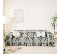 Homemissing Octopus Slipcover Ocean Kraken Soft Sofa Cover Tentacles Decorative Couch Cushion Cover Sealife Sea Animal Couch Blanket Fits 1 Cushion, 180x300cm Gray