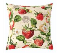 Homemissing Sweet Fruit Strawberries Throw Pillow Covers 1 Pcs Berry Cushion Case Vintage Flowers Decor Pillowcase Indoor Outdoor Super Soft 50x50cm