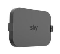 HomeMount Sky Q Mini Box Wall Mount, 3M Adhesive or Screw Fixing Wall Bracket Behind TV, Easy Installation & Removal, Space Saving & No Signal Loss with Fixings (Sky Q Mini)