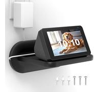HomeMount Wall Mount for Google Nest Hub (1st & 2nd Gen) / Show 5 / Show 11 - Space Saving Smart Speaker Holder Shelf, Easy Installation, Stylish Design (Black)