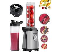 Homend MixFresh Personal Blender for Smoothies with 2 x 600ml BPA-Free Bottles | 350W Portable Smoothie Maker for Shakes, Frozen Fruits, and Vegetables - Compact Design