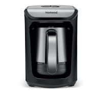 Homend Pottoman 1884 UK Automatic Smart Stainless Steel Talking Coffee Maker - 5 Cup Capacity for Turkish Coffee, Milk Coffee, and Hot Chocolate