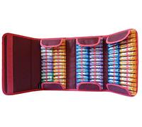 HOMEO-CASE | Homeopathy Case with 90 Spaces for Boiron Tubes 4g | Tubes Not Included | Plum Colour