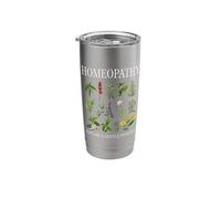 Homeopathy Nature Healing Remedies Homeopath Practitioner Stainless Steel Insulated Tumbler