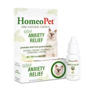 HomeoPet FELINE ANXIETY RELIEF - 100% Natural Pet Medicine. General anxiety as a result of vet/grooming visits, new pets, cattery/boarding stays. For