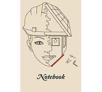 HOMEOWNER ENGINEERS CONSTRUCTION DIARY FOR WOMEN | Beautiful blank pocket journal notebook | Gift for the topping out ceremony | Annual overview | ... | Construction planning | Construction worker