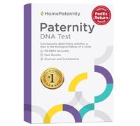 HomePaternity DNA Paternity Testing for Child and Father, FedEx Return, Over 99.99% Confidence, All Fees Included, Fast Results