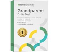 HomePaternity Grandparent DNA Test, Fast Results, Highest Accuracy Available with Up to 34 Genetic Markers Tested, All Lab Fees & Shipping Included, Grandchild Test, Test Paternity Without Father