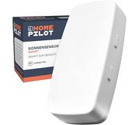 HOMEPILOT - Solar sensor Smart | Smart sensor for sun protection control including vibration sensor. Controls up to 5 smart devices. Can be combined with HomePilot Gateway Premium.