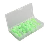 Homeponnew 100 Pcs Soft Plastic Luminous Glow Fishing 6 * 5mm 7 * 6mm Plastic 100 Pcs Features Made and the luminous The effect is strong