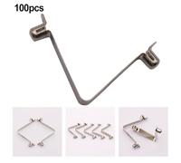 Homeponnew 100pcs Spring Clip Locking Tube Pin Push 6 * 8 * 42mm 100pcs Spring suitable for Outdoor Features * Made of manganese steel the top bead is fixed