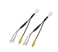 Homeponnew 2-Pack Car Reverse Camera Retention Wiring Harness Connector for Toyota and for MAZDA - 4-Pin Backup Camera Cable, 22.5 cm Length