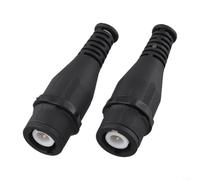 Homeponnew 2pcs BNC Male Connector Gold Plated Copper Core Video Adapter for CCTV Camera Security System Q9 Assembly 48mm