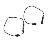 Homeponnew 2PCS Parcel Shelf Strings for Skoda For Fabia 2014-2021 Models Black Interior Trunk Cover Support Cords Replacement Parts OEM 6V6863634 Anti-Corrosion Wear Resistant
