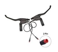 Homeponnew 2pin waterproof Brake Lever For Electric for Bike Aluminum 2Pin Waterproof wiring and head simple and clear mating low failure rate * handlebar diameter is
