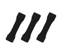 Homeponnew 3-Pack Silicone Fishing Reel Protective Case Cover Base Mat for Carp, Bass & Trout - Elastic Non-Slip Reel Protection for Reel Parts & Repair (black)