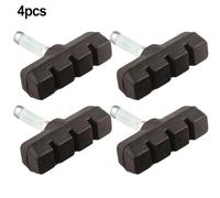 Homeponnew 48 Bikes Brakes for Pads Block 55mm Rubber Bikes Brakes * construction Made from designed for long lasting use with proper durability and consistent (4PCS)