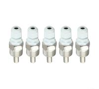 Homeponnew 4Pcs Stainless Steel Thermowell G 1/2 Thread Temperature Sensor Immersion-Sleeve Pocket For Heating System Control, PN40 Max Pressure Locking Screw Included(8x30mm)