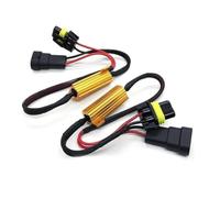 Homeponnew 9005/9006 LED Load Resistor Kit 50W Headlight Bulb Decoder with Pure Copper Wire for Fog Light Fault Elimination