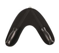 Homeponnew Ab Crunch Harness Cable Attachment for Core Training - Padded Wide Strap for Abdominal Crunches, Back & Shoulder Exercises, Compatible with Cable Machines (Rubber handle)