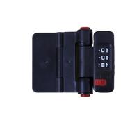 Homeponnew ABS Child Safety Lock for Refrigerator, Drawer and Cabinet with Password Protection, Double Button Design, No Tools Required Installation, Compatible with Oven, Microwave, Locker - White