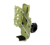 Homeponnew Adaptive Bicycle Bottle Holder with Auto Clamping for 22-25mm Handlebars, One-Handed Access, Weather-Resistant Nylon, perfect for Bikes, Motorcycles, and Scooters.(green)