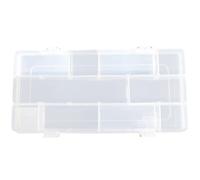 Homeponnew Adjustable Plastic Fishing Lure Box This fishing tackle bait box is made of materials its durability and long lasting use Flexible Space Divider The baffles use f...