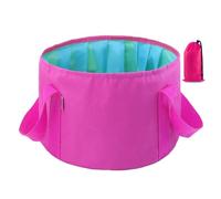 Homeponnew and Sturdy Constructed with polyester material this bucket is wear resistant and tear resistant long lasting durability Foldable and Lightweight The foldable des...