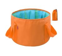 Homeponnew and Sturdy Constructed with polyester material this bucket is wear resistant and tear resistant long lasting durability Foldable and Lightweight The foldable des...