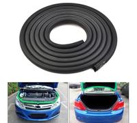 Homeponnew Big D-Shape Car Door Rubber Weatherstrip Seal Strip for Vehicles - Hollow Profile, 300 cm Length, Black, Fits RVs, Trucks, Tractors, Motorcycles & ATVs